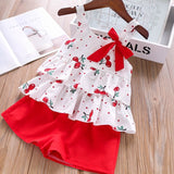 Humor Bear Baby Girl Clothes 2019 Hot Summer New Girls' Clothing Sets Kids Bay clothes Toddler C