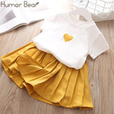 Humor Bear Baby Girl Clothes 2019 Hot Summer New Girls' Clothing Sets Kids Bay clothes Toddler C