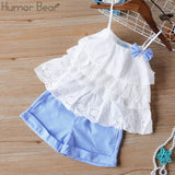 Humor Bear Baby Girl Clothes 2019 Hot Summer New Girls' Clothing Sets Kids Bay clothes Toddler C