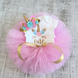 1 Year Girl Baby Birthday Dress Romper+Tutu Dress+Headband Cheap Newborn Clothes 12Months