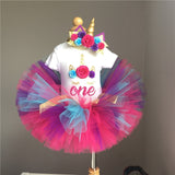 1 Year Girl Baby Birthday Dress Romper+Tutu Dress+Headband Cheap Newborn Clothes 12Months