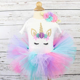 1 Year Girl Baby Birthday Dress Romper+Tutu Dress+Headband Cheap Newborn Clothes 12Months