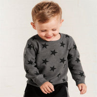 Jumping Meters New Stars Sweatshirts Baby Boys Girls Outwear Cotton Clothing Fashion Style Child