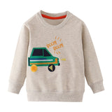 Jumping Meters New Stars Sweatshirts Baby Boys Girls Outwear Cotton Clothing Fashion Style Child