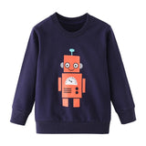 Jumping Meters New Stars Sweatshirts Baby Boys Girls Outwear Cotton Clothing Fashion Style Child