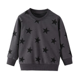 Jumping Meters New Stars Sweatshirts Baby Boys Girls Outwear Cotton Clothing Fashion Style Child