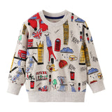 Jumping Meters New Stars Sweatshirts Baby Boys Girls Outwear Cotton Clothing Fashion Style Child