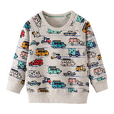 Jumping Meters New Stars Sweatshirts Baby Boys Girls Outwear Cotton Clothing Fashion Style Child