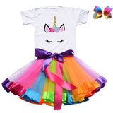 Summer Unicorn Baby Girls Tutu Dress Children Unicorn Party Little Girl Kids Clothes Vestidos Prince