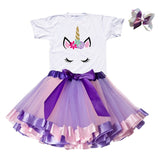 Summer Unicorn Baby Girls Tutu Dress Children Unicorn Party Little Girl Kids Clothes Vestidos Prince