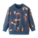 Jumping Meters New Stars Sweatshirts Baby Boys Girls Outwear Cotton Clothing Fashion Style Child