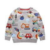 Jumping Meters New Stars Sweatshirts Baby Boys Girls Outwear Cotton Clothing Fashion Style Child