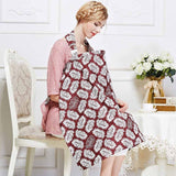 Breathable Breastfeeding Cover 100% Cotton Muslin Breastfeeding Privacy Apron Outdoors Feeding