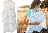 Breathable Breastfeeding Cover 100% Cotton Muslin Breastfeeding Privacy Apron Outdoors Feeding