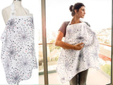 Breathable Breastfeeding Cover 100% Cotton Muslin Breastfeeding Privacy Apron Outdoors Feeding