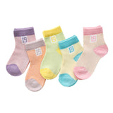 Baby Lotus 2019 New 5 Pairs/Lot Cartoon Cotton Socks Baby Boy Girl Newborn Infant Toddler Kids