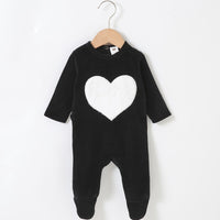 Baby romper pyjamas kids clothes long sleeves children clothing heart star baby overall children boy