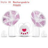 Bilateral Electric Breast Pumps With Milk Bottle USB Cable PP BPA free Powerful Intelligent Baby Br