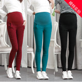 Fashion pregnant women autumn and winter Korean pants trousers belly Slim was thin pencil feet p