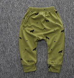 Print Pattern Cotton Baby Trousers Babys Boys Girls PP Pants For Sports Baby Harem Pants Kids For