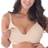 Breastfeeding Padded Underwire Nursing Bra with Full Sling 32-40 B C D DD