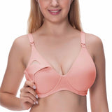 Breastfeeding Padded Underwire Nursing Bra with Full Sling 32-40 B C D DD