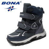 New Classics Style Children Boots Hook & Loop Boys Snow Boots