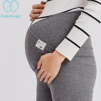 3102# Across V Low Waist Belly Maternity Legging Spring Autumn Fashion Knitted Clothes for Pregn