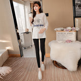 3102# Across V Low Waist Belly Maternity Legging Spring Autumn Fashion Knitted Clothes for Pregn