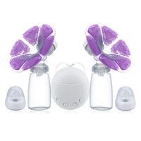 Bilateral Electric Breast Pumps With Milk Bottle USB Cable PP BPA free Powerful Intelligent Baby Br