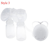 Bilateral Electric Breast Pumps With Milk Bottle USB Cable PP BPA free Powerful Intelligent Baby Br