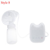 Bilateral Electric Breast Pumps With Milk Bottle USB Cable PP BPA free Powerful Intelligent Baby Br