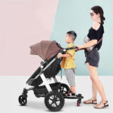 Fashion Children Stroller Pedal Adapter Second Child Auxiliary Trailer Twins Scooter Hitchhiker Kids