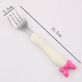 Qshare Baby Tester Tableware Dessert Spoon for Children Feeding Spoon Fork Baby Gadgets Feedki