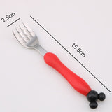 Qshare Baby Tester Tableware Dessert Spoon for Children Feeding Spoon Fork Baby Gadgets Feedki