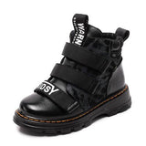 Winter Boy Boots Children Shoes New Boy Genuine Leather Fashion Martin Boots Student Sneakers