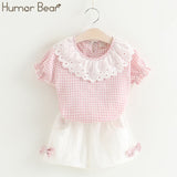 Humor Bear Baby Girl Clothes 2019 Hot Summer New Girls' Clothing Sets Kids Bay clothes Toddler C