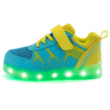 USB Charging Children Shoes with Sole Enfant Led Light Glowing Luminous Sneakers