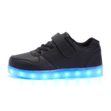 USB Charging Children Shoes with Sole Enfant Led Light Glowing Luminous Sneakers