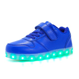 USB Charging Children Shoes with Sole Enfant Led Light Glowing Luminous Sneakers