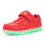 USB Charging Children Shoes with Sole Enfant Led Light Glowing Luminous Sneakers