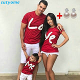 2019 Family Matching Clothes Women Day Mother Daughter Baby Boy Kid Girls Father Son Short Sle